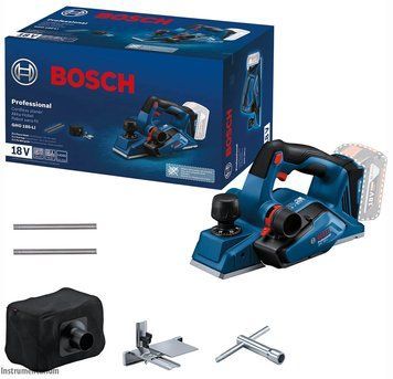 Потужний акумуляторний рубанок Bosch Professional GHO 185-LI : без АКБ, 14000 об/хв (06015B5021) 06015B5021 фото