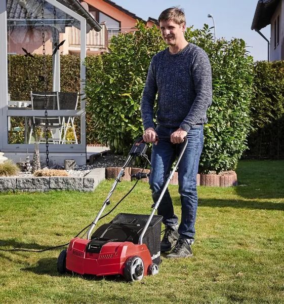 Мощный скарификатор Einhell GC-SA 1231/1 : 1200 Вт, для газонов S=300 м&sup2; 3420640 фото