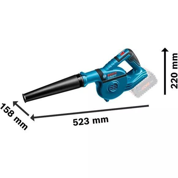 Повітродувка акумуляторна BOSCH GBL18V-120 06019F5100 фото