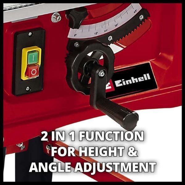 Мощная циркулярная пила Einhell TC-TS 254 Eco: 1800 Вт, диск 254 x 30 x 2,4 мм (4340505) 4340505 фото