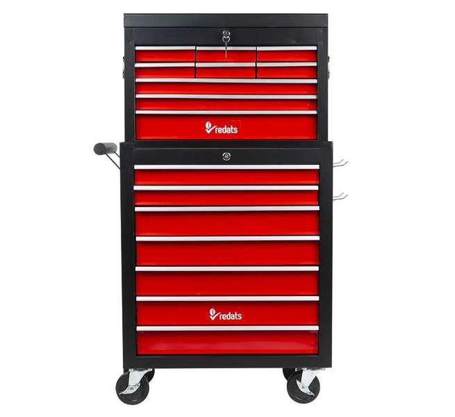 Двухуровневая модульная тележка REDATS COMPACT BLACK (30-07-58) без инструмента 30-07-58 фото