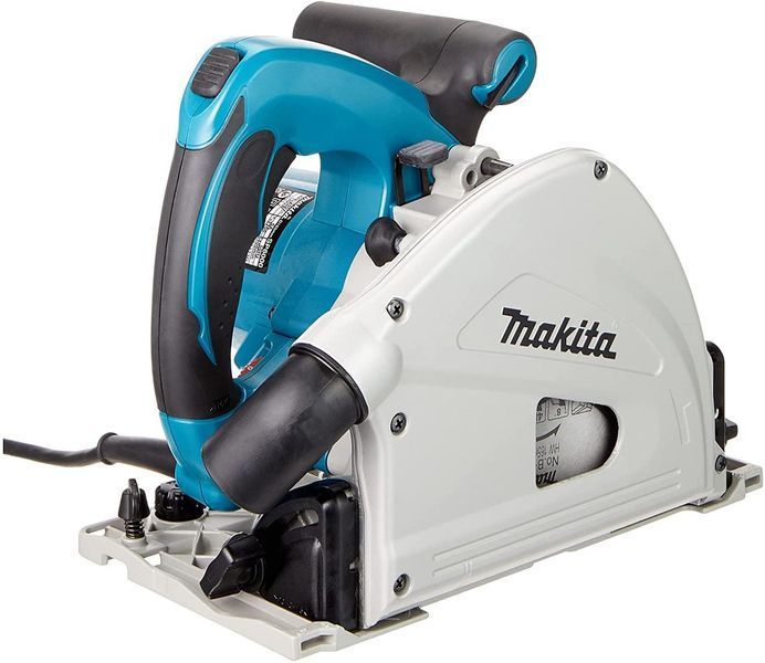 Професійна ручна заглибна дискова пила Makita SP 6000J : 1300 Вт, 165мм, 55мм глибини погружна циркулярка в кейсі SP6000J фото