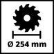 Мощная циркулярная пила Einhell TC-TS 254 Eco: 1800 Вт, диск 254 x 30 x 2,4 мм (4340505) 4340505 фото 7