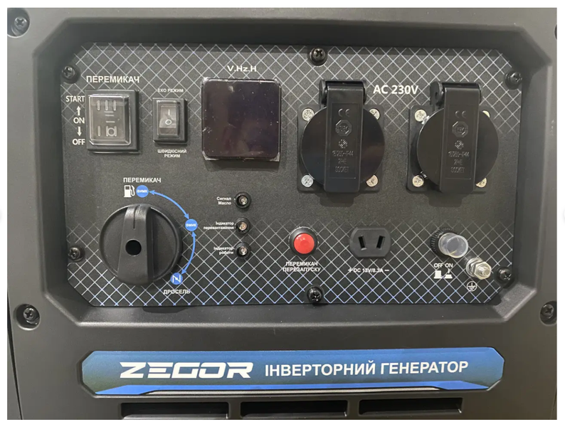 Професійний бензиновий інверторний генератор ZEGOR DIN-MUTE6000 : 5.5/6.0 кВт бензогенератор DIN-MUTE6000 фото