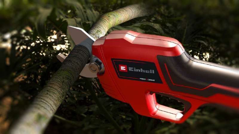 Секатор акумуляторний Einhell GE-LS 18 Li-Solo (2.5Ah + зарядка) : 18B, 28мм товщини, 0.9 кг (3408300) 3408300, 4512097 фото
