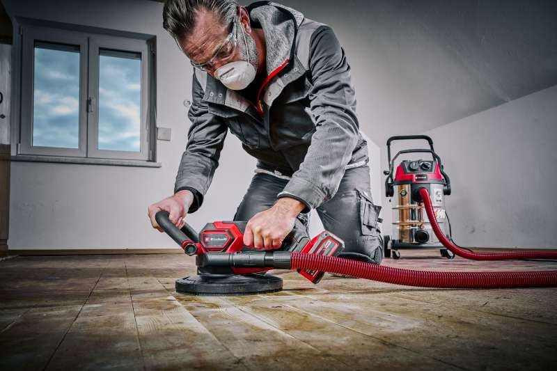 Мощная аккумуляторная шлифмашина для стен бесщеточная Einhell TP-DWS 18/225 Li BL Solo: без АКБ, &Oslash; 225 мм 4259995 фото