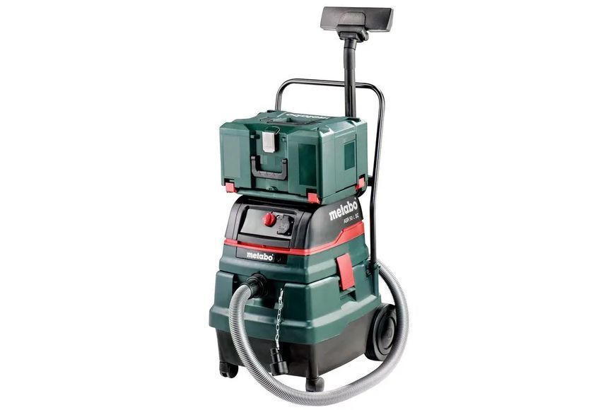 Профессиональный пылесос Metabo ASR 50 L SC : 1400 Вт, 50 л, 270 мБар, 4380 л/мин, вес 16 кг 602034000 фото