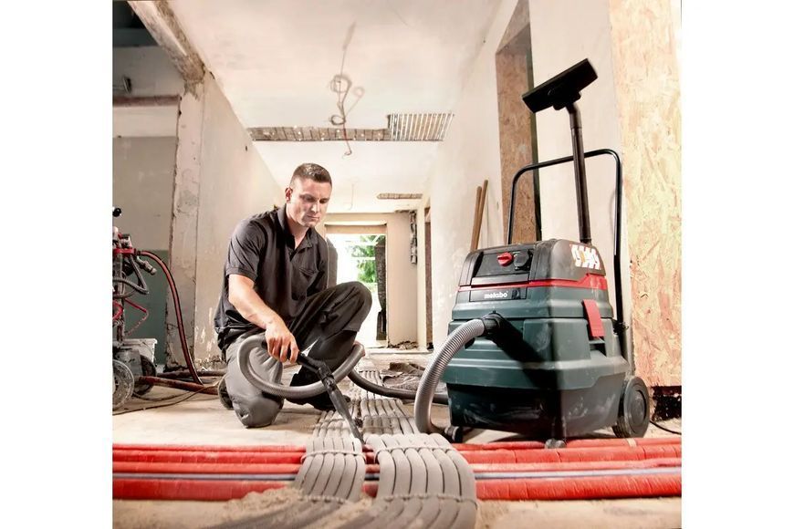 Профессиональный пылесос Metabo ASR 50 L SC : 1400 Вт, 50 л, 270 мБар, 4380 л/мин, вес 16 кг 602034000 фото