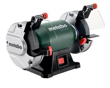 Профессиональная точила для заточки Metabo DS 125 M : 200 Вт, диск 125х20х20 мм, 2980 об/мин. 604125000 фото