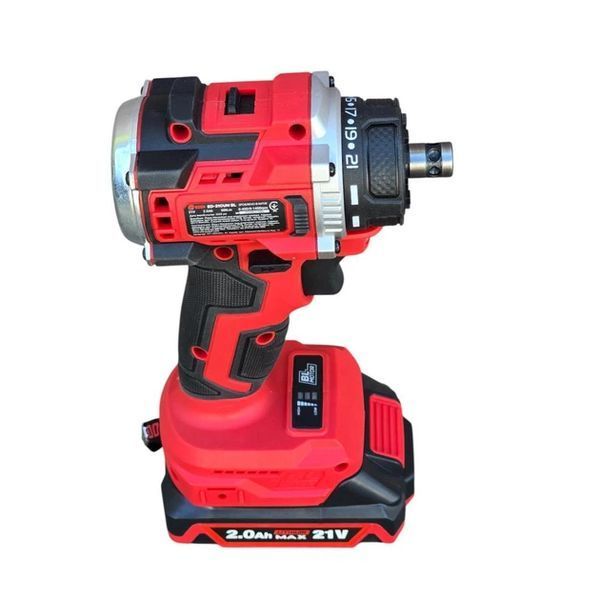 Шурупокрут акумуляторний EDON ED-21CUN BL (2акум.21В 2Аг/зарядний/кейс/кутовий адаптер) ED-21CUNBL фото