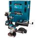 Професійний набір інструментів Makita DLX3155TJ (DDF486, DTD153, DGA504) : дриль-шуруповерт, ударний гвинтоверт,болгарка DLX3155TJ фото 2