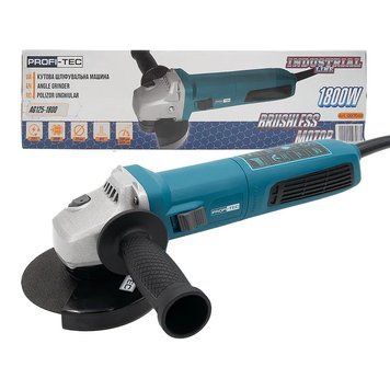 Шлифмашина угловая 125мм PROFI-TEC AG125-1800 (1800Вт/безщеточная) 007088 фото