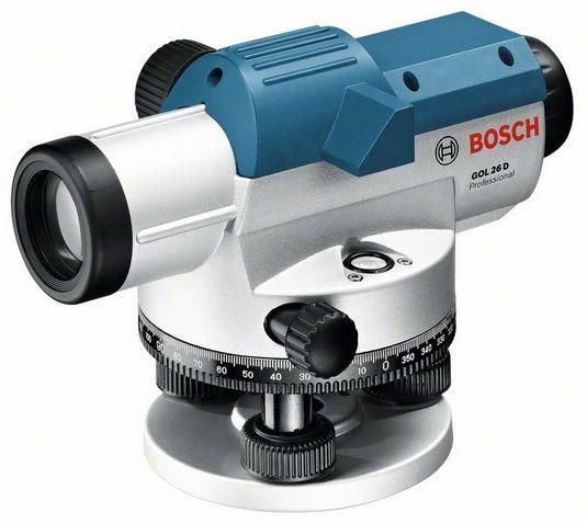 Рівень-нівелір оптичний Bosch GOL 26 D (0601068000): 360 градусів, до 100м, 26х зум 0601068000 фото