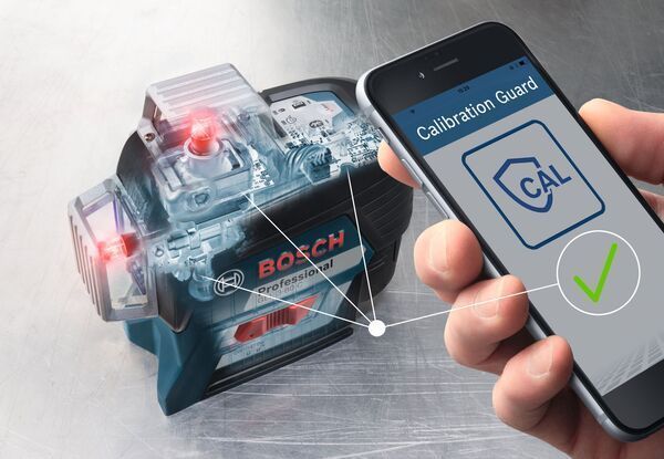 Профессиональный аккумуляторный лазерный нивелир (красный лазер) Bosch GLL 3-80 CG : 12V, кейс 0601063T00 фото