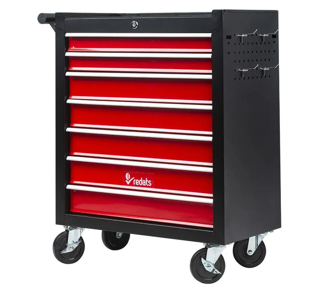 Візок для інструменту 7 шухляд на СТО REDATS COMPACT Black 07-05-55 фото