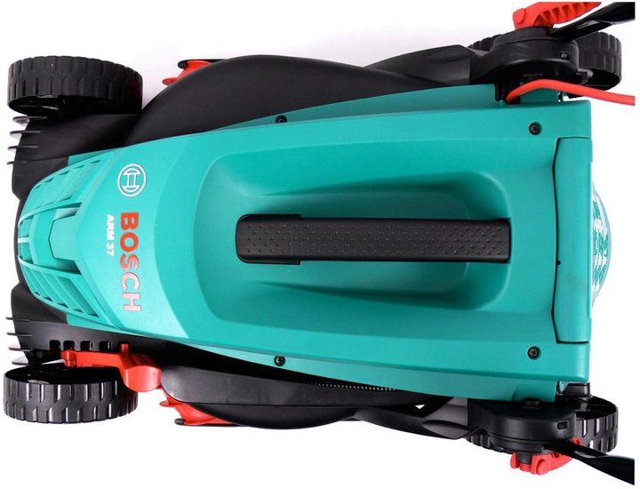 Потужна газонокосарка електрична Bosch ARM 37 : 1400 Вт, ширина захвата 37 см, висота зрізу 20-70 мм 06008A6201 фото