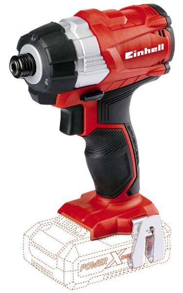 Ударна викрутка безщіткова Einhell TE-CI 18 Li BL-Solo : (акум 2.5 ампера і зарядка) 4510030 4510030, 4512097 фото