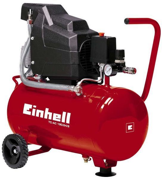 Масляный компрессор,воздушный 24л 1,5кВт 8бар Einhell TC-AC 190/24/8 (4007325) 4007325 фото