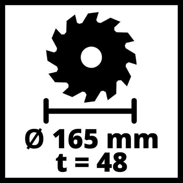 Ручна заглибна циркулярна пила Einhell TE-PS 165 New (4331300) 4331300 фото