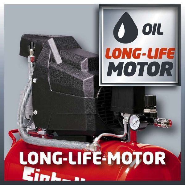 Масляный компрессор,воздушный 24л 1,5кВт 8бар Einhell TC-AC 190/24/8 (4007325) 4007325 фото