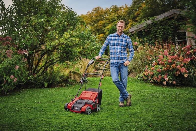 Мощный скарификатор электрический аэратор Einhell GE-SA 1435/1 : 1400 Вт, для газонов S=500 м&sup2; (3420690) 3420690 фото