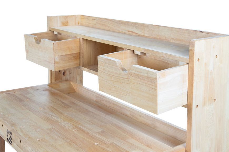 Верстак столярний з каучукового дерева Holzmann WB 123A WB123A фото