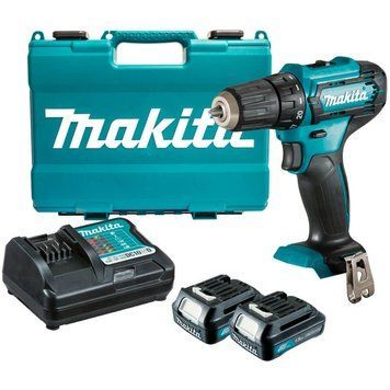 Шурупокрут акумуляторний MAKITA DF333DWYE (2акум.12В 1.5Аг слайдер/зарядний/кейс) DF333DWYE фото