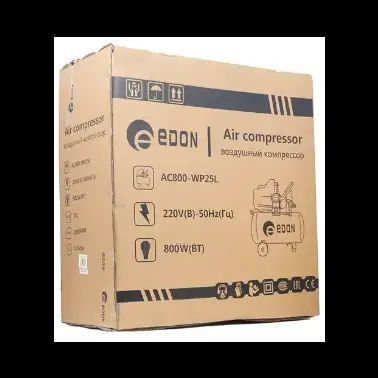 Потужний повітряний компресор EDON AC 800-WP25L : 800 Вт, 200 л/хв, об'єм ресивера 25 л AC 800-WP25L фото