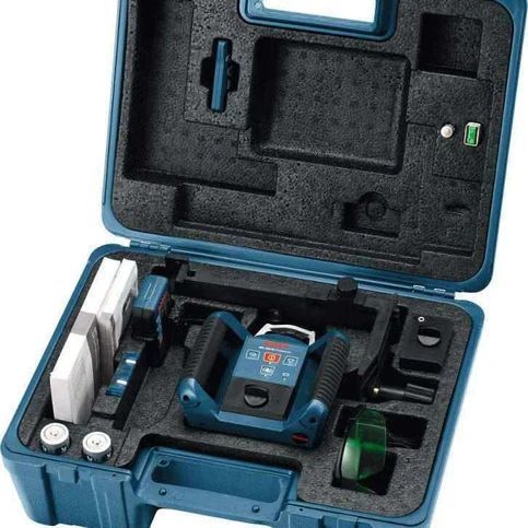 Профессиональный ротационный лазерный нивелир BOSCH GRL 300 HVG SET Professional: зеленый луч, кейс 0601061701 фото