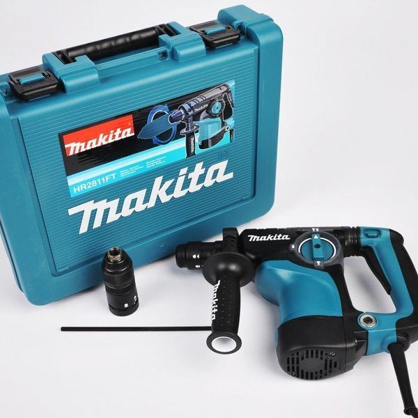 Професійний електричний перфоратор MAKITA HR 2811 FT : 800 Вт, 2.9 Дж, SDS-Plus HR2811FT фото