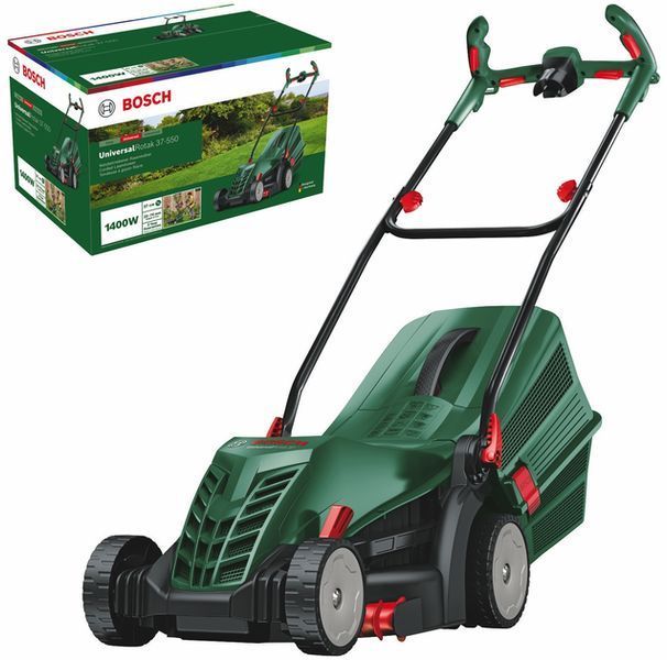 Газонокосарка електрична Bosch UniversalRotak 37-555 : 1.4 кВт, ширина захвата 37 см (06008A6501) 06008A6501 фото