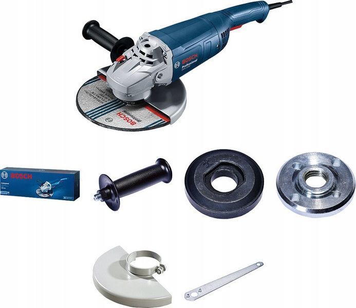 Кутова шліфувальна машина (болгарка) 230 мм Bosch GWS 22-230 JH (0601882203), 2200 Вт, 6500 об/мин, диск 230 мм 0601882203 фото