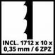 Професійна стрічкова пила Einhell TC-SB 245 L : 400 Вт, 1450 об/хв, 726 м/хв (4308035) 4308035 фото 6