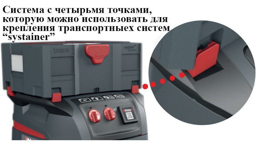 Промисловий будівельний порохотяг для сухого і вологого прибирання Starmix iPulse L-1635 TOP : 1.6 кВт, 35л бак L-1635 TOP фото