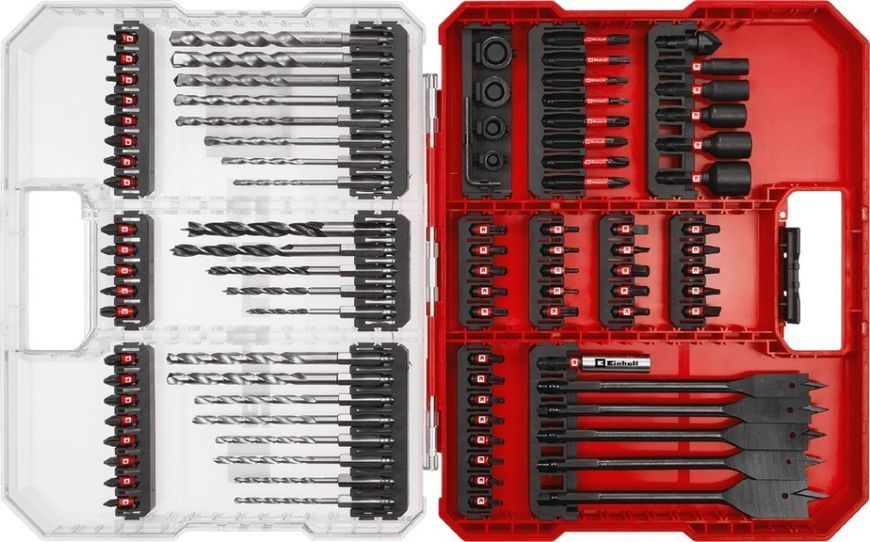 Професійний набір ударних біт і свердл einhell 95 шт XL-Box Einhell (108798) 108798 фото