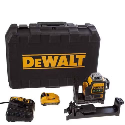 Профессиональный уровень лазерный линейный DeWALT DCE089D1G: с АКБ 10.8V 2Ah, 15м, лучи зеленые DCE089D1G фото