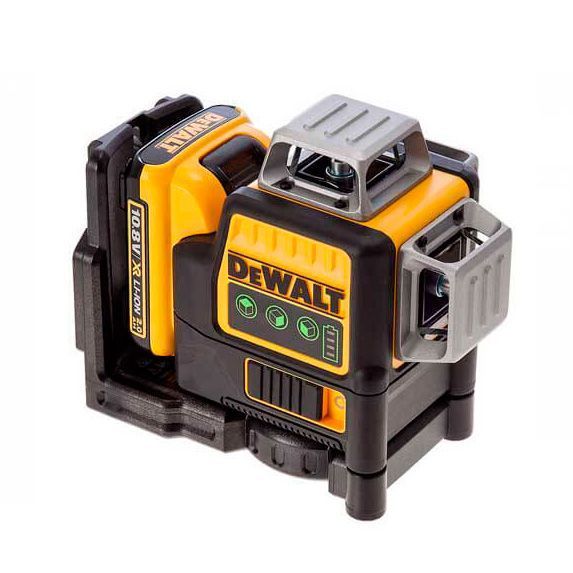 Профессиональный уровень лазерный линейный DeWALT DCE089D1G: с АКБ 10.8V 2Ah, 15м, лучи зеленые DCE089D1G фото
