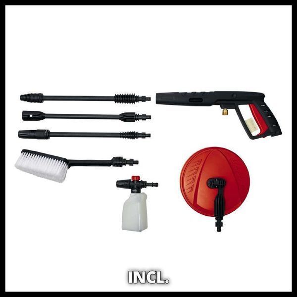 Мощная мойка высокого давления Einhell TE-HP 140 : 1900 Вт, 140 бар, 420 л/час (4140760) 4140760 фото