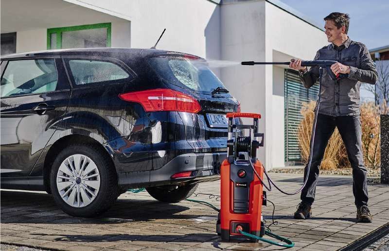 Мощная мойка высокого давления Einhell TE-HP 140 : 1900 Вт, 140 бар, 420 л/час (4140760) 4140760 фото