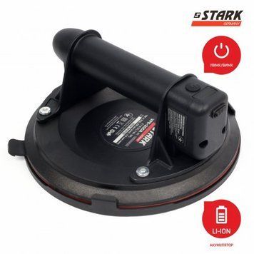Якісна акумуляторна вакуумна присоска STARK VPE-200A 160 кг (180500022) 130347 фото