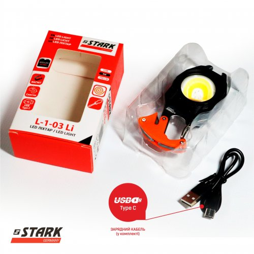 Качественный фонарь ручной LED STARK L-1-03 Li (243000103) 243000103 фото