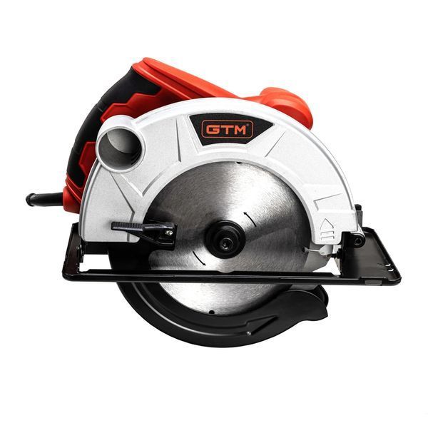 Мощная ручная дисковая пила GTM CS 190/1600: 1600 Вт, круг 190 мм, циркулярная пилка 3340 фото