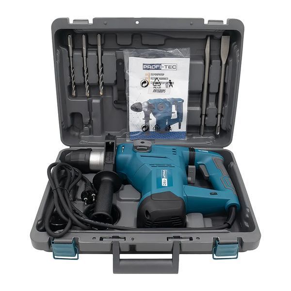 Перфоратор бочковый PROFI-TEC RH1500P5 (5Дж/1500кВт) 007084 фото