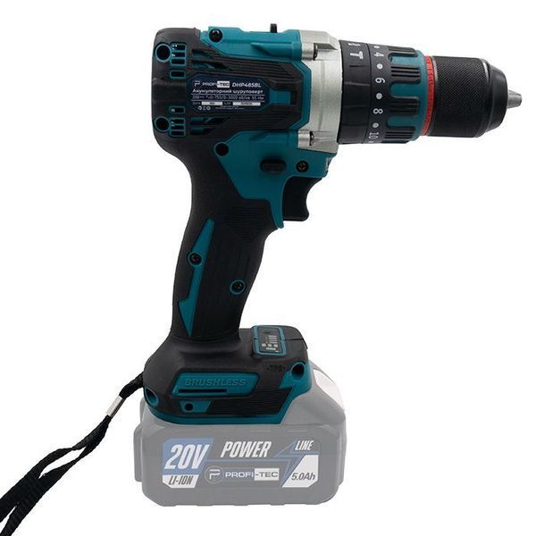 Набор аккумуляторных инструментов PROFI-TEC Combo Set 3/4 POWERLine DTW800BL, DHP485BL, PGA202BL: с АКБ 006301 фото