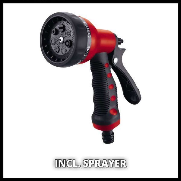 Потужний електричний насос садовий Einhell GC-GP 6538 Set/I : 650 Вт, 3800 л/год, подача 36 м, 3.6 бар 4180286 фото