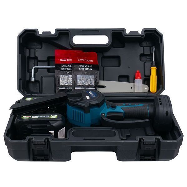 Аккумуляторная цепная пила PROFI-TEC HCS1520BL HomeLine: с АКБ 2шт-20V 2.0 Аh, шина 20 см 006304 фото