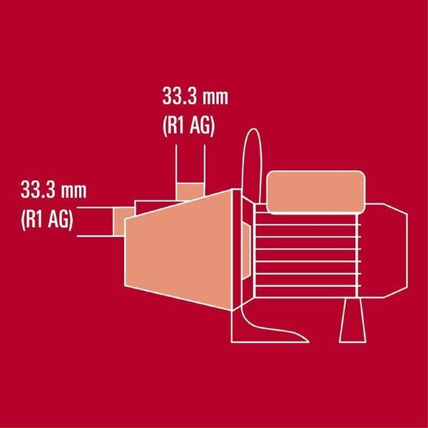 Потужний електричний насос садовий Einhell GC-GP 6538 Set/I : 650 Вт, 3800 л/год, подача 36 м, 3.6 бар 4180286 фото