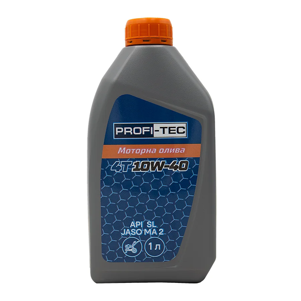 Масло моторное PROFI-TEC 4Т 10W-40 1л (для 4-хтактных двигателей) 008167 фото