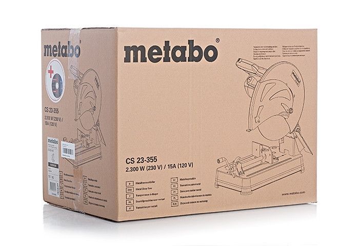 Монтажна пила по металу (труборіз) Metabo CS 23-355 пила торцювальна по металу, відрізний верстат (602335000) 602335000 фото