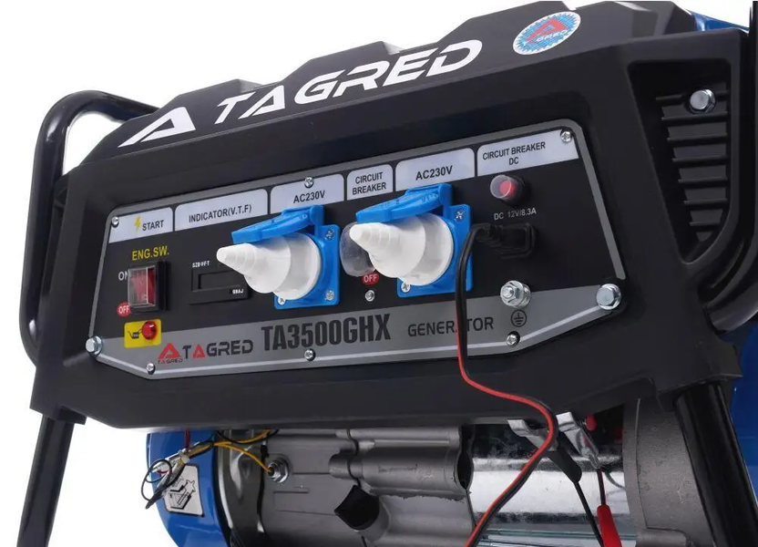 Бензиновий генератор з мідною обмоткою TAGRED TA3500GHX (230 В) 3 кВт/ 3,5 кВт з AVR TA3500GHX фото